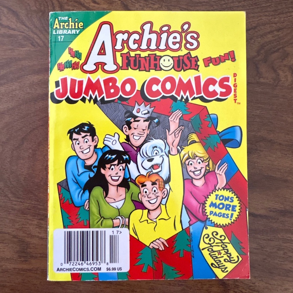 Archie's Funhouse Fun Jumbo Comics Digest 17 Archie Comics 2015 Holiday Issue
